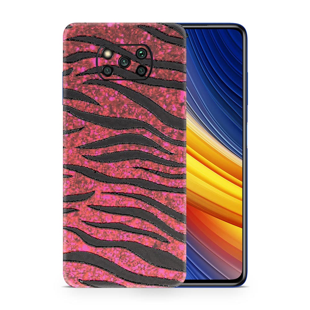 Poco x3 red zebra 3d skin wrapitskin