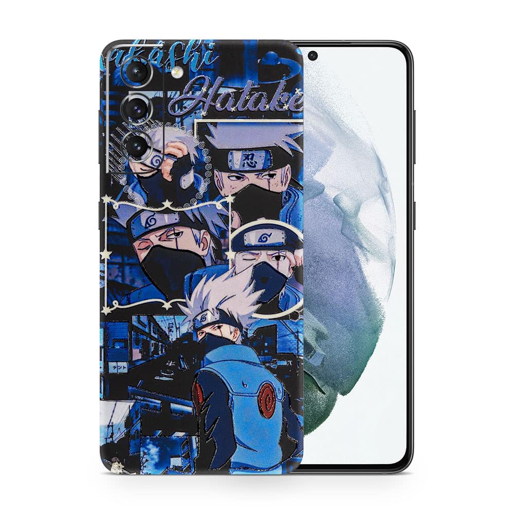 Galaxy s21 plus kakashi hatake 3d skin wrapitskin