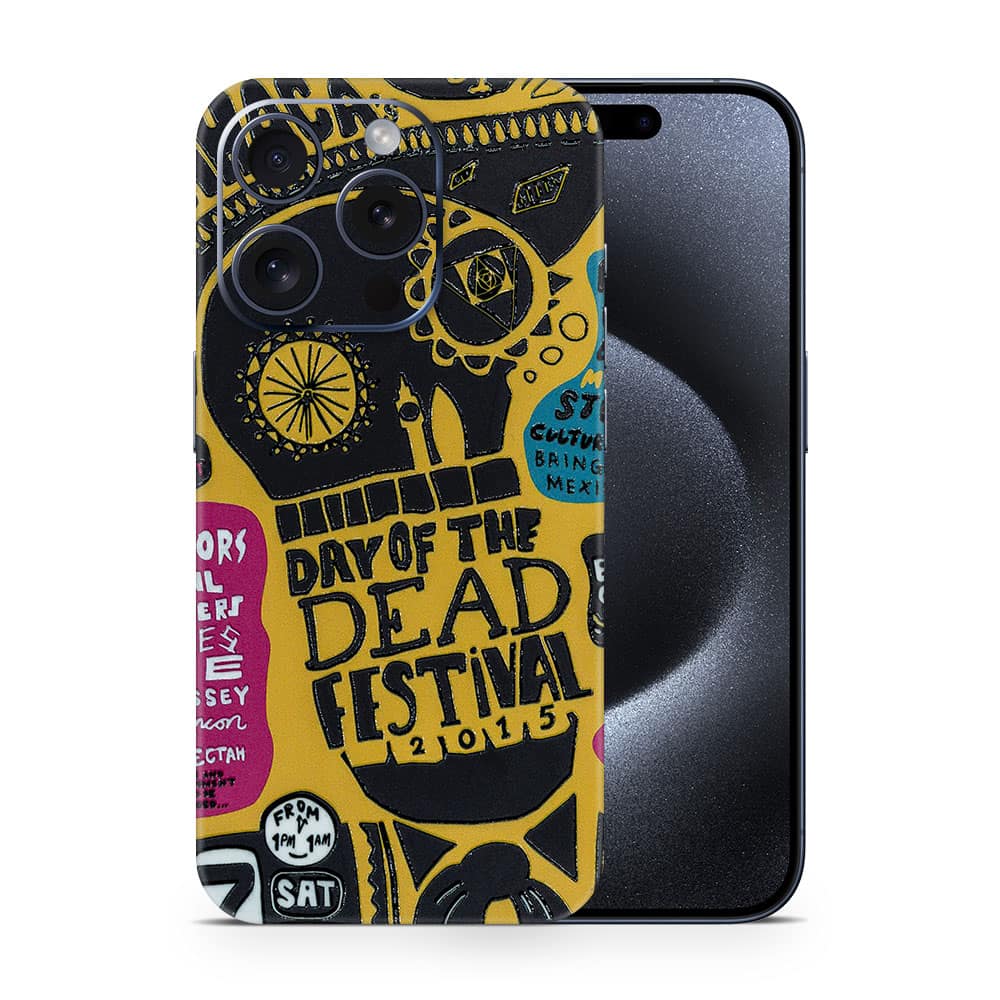 Iphone 15 pro street festival 3d skin wrapitskin