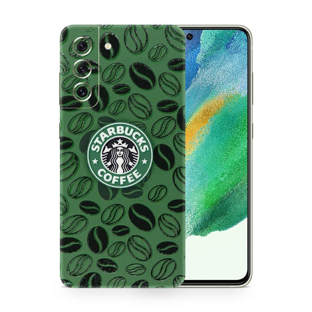 Galaxy s21 fe starbucks 3d skin wrapitskin