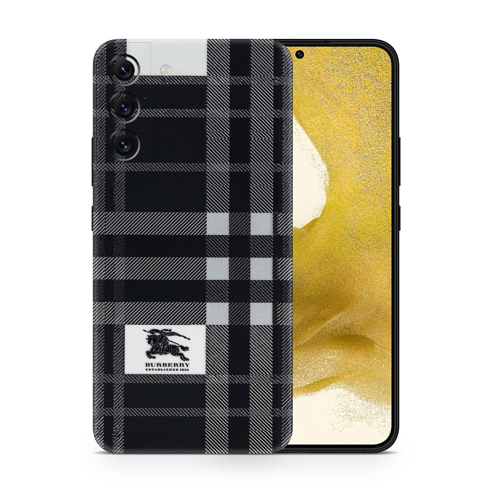 Galaxy s22 plus burberry 3d skin wrapitskin