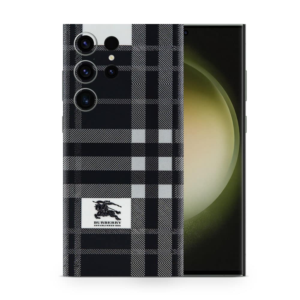 Galaxy s23 ultra burberry 3d skin wrapitskin