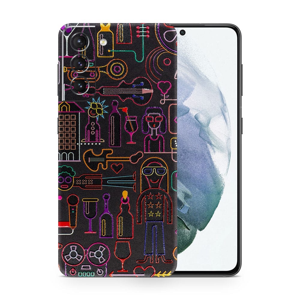 Galaxy s21 plus inca art 3d skin wrapitskin