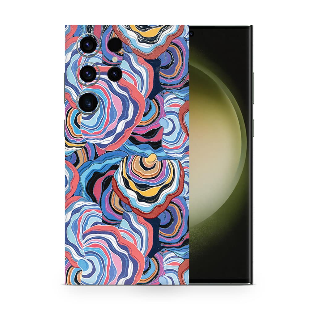 Galaxy s23 ultra abstract multicolor 3d skin wrapitskin