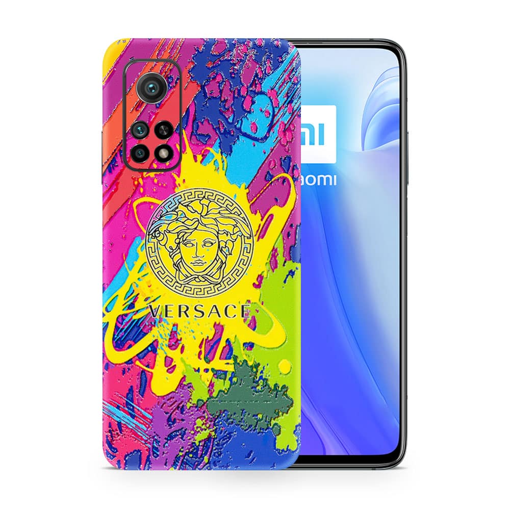Mi 10t 5g versace colorful 3d skin wrapitskin