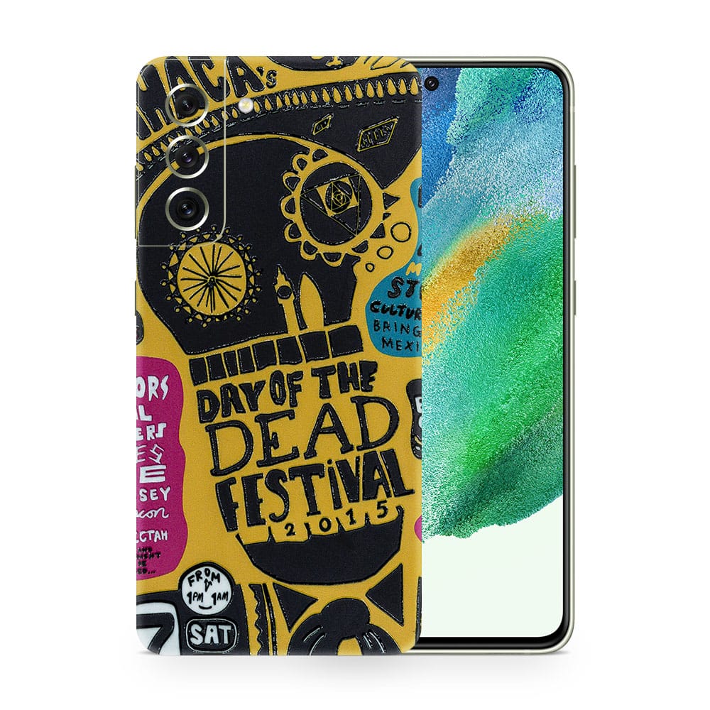 Galaxy s21 fe street festival 3d skin wrapitskin