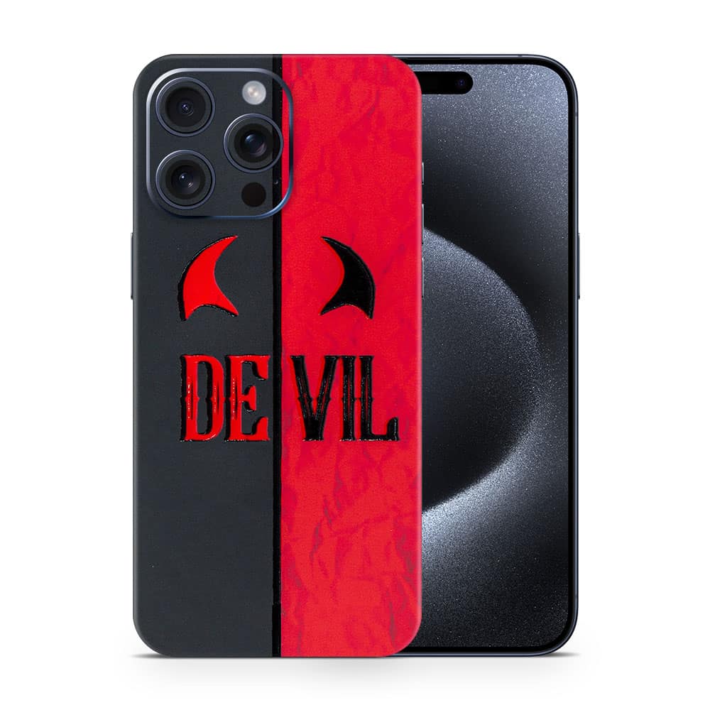 Iphone 15 pro max devil 3d skin wrapitskin