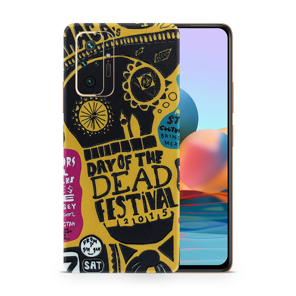 Redmi note 10 pro street festival 3d skin wrapitskin