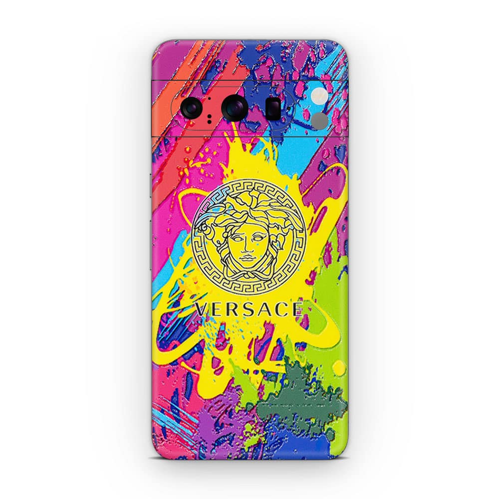 Pixel 8 pro versace colorful 3d skin | wrapitskin