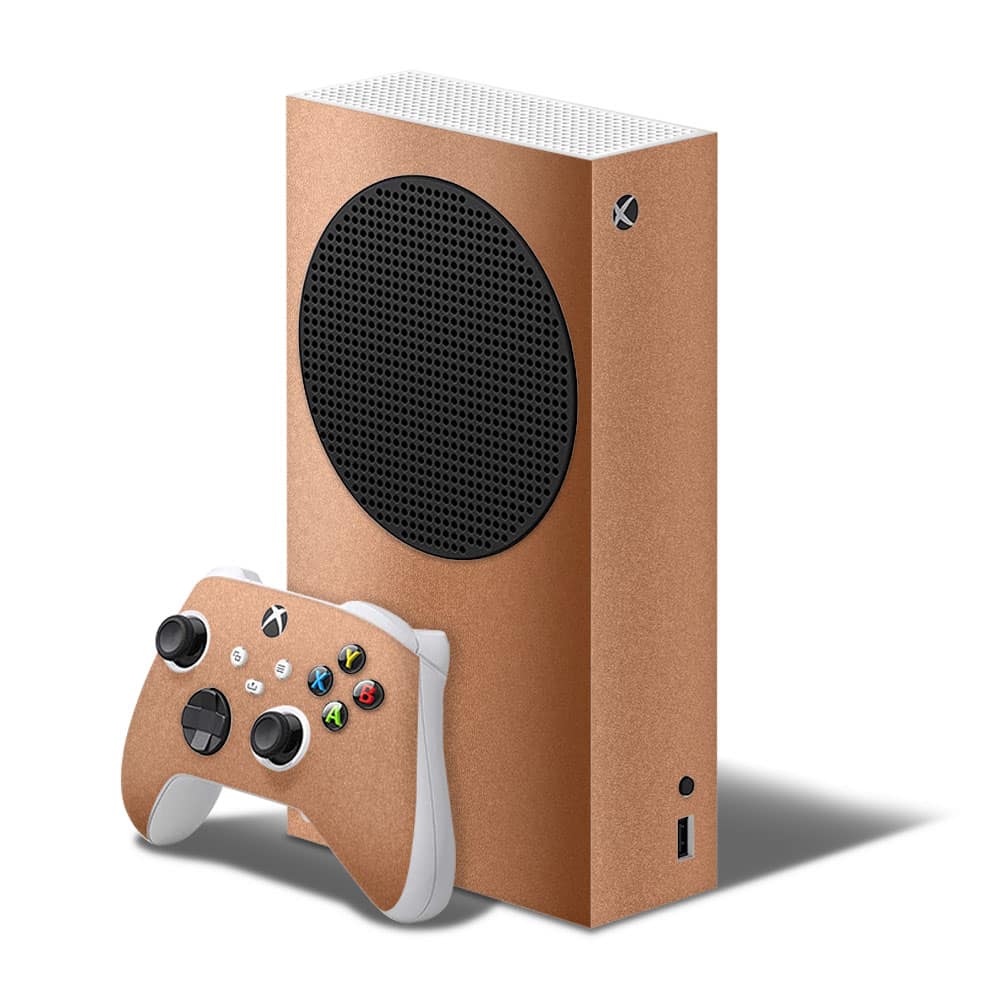Xbox series s matte copper metallic skin wrapitskin