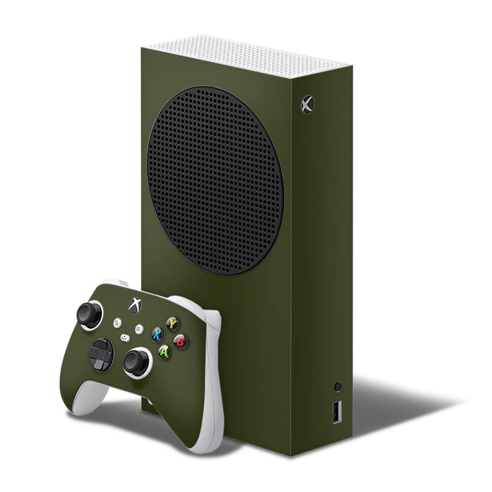 Xbox series s matte milltery green skin wrapitskin