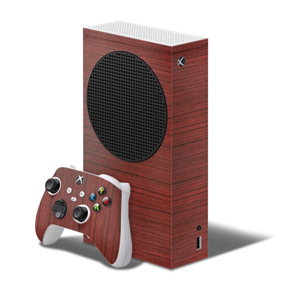 Xbox series s padauk wood skin wrapitskin