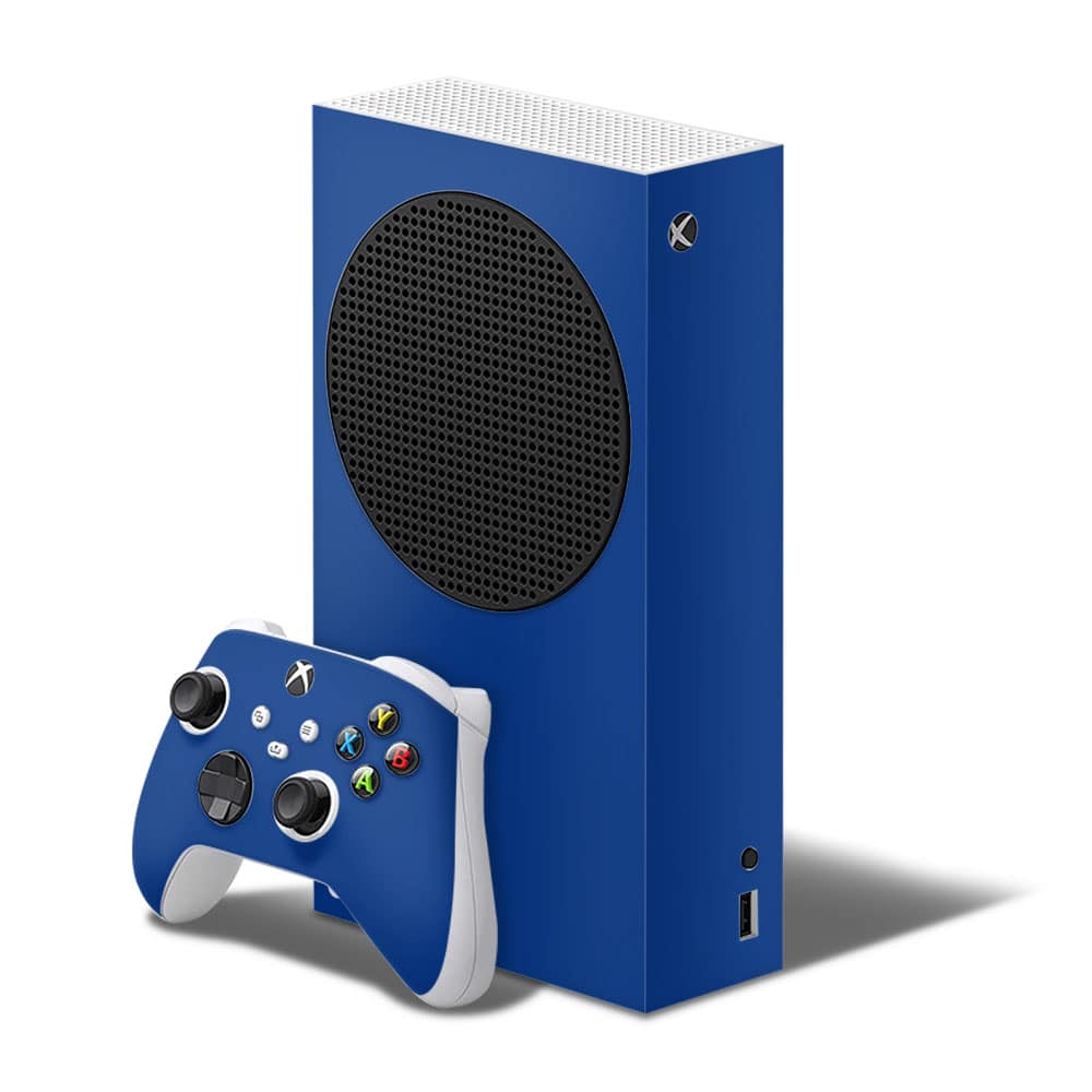 Xbox series s satin perfect blue skin wrapitskin