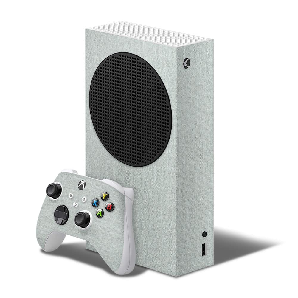 Xbox series s linen cyan skin wrapitskin