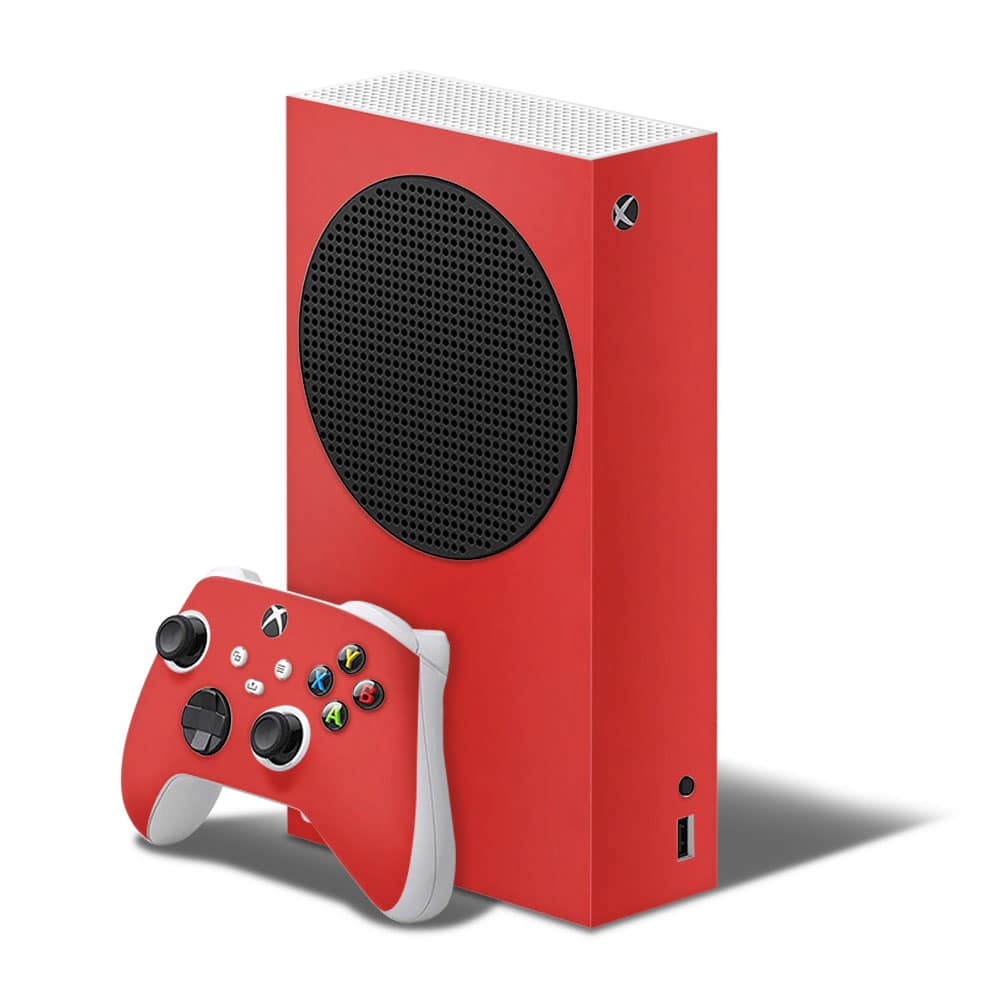 Xbox series s matte red skin wrapitskin