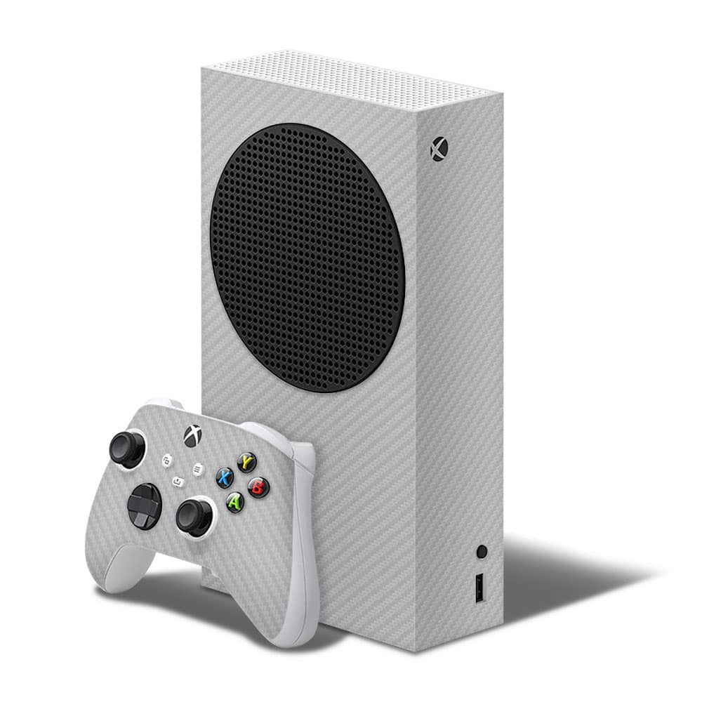 Xbox series s carbon fiber gray skin wrapitskin