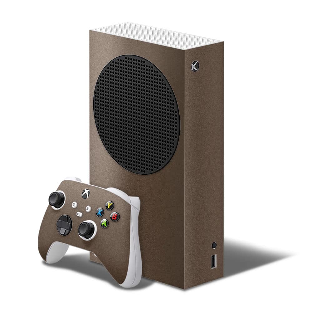 Xbox series s matte brown metallic skin wrapitskin
