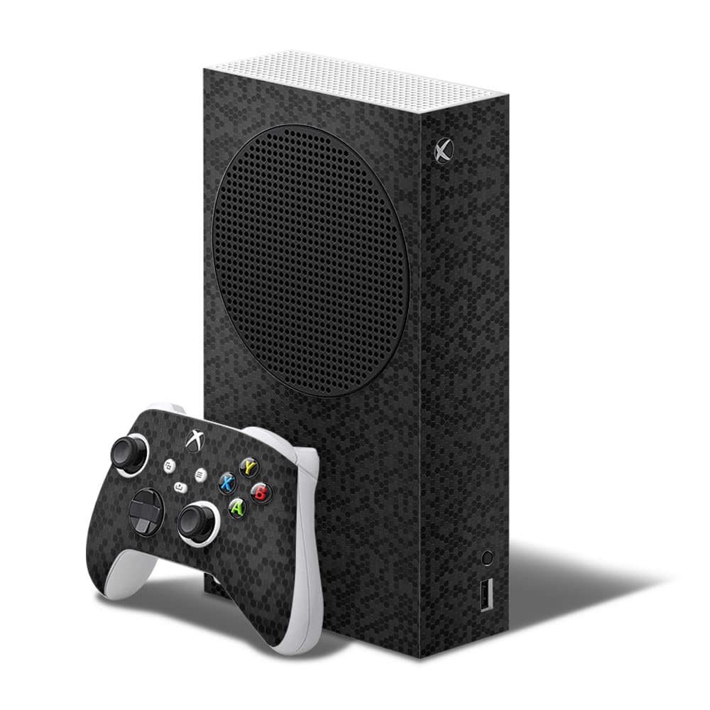 Xbox series s honeycomb black skin wrapitskin