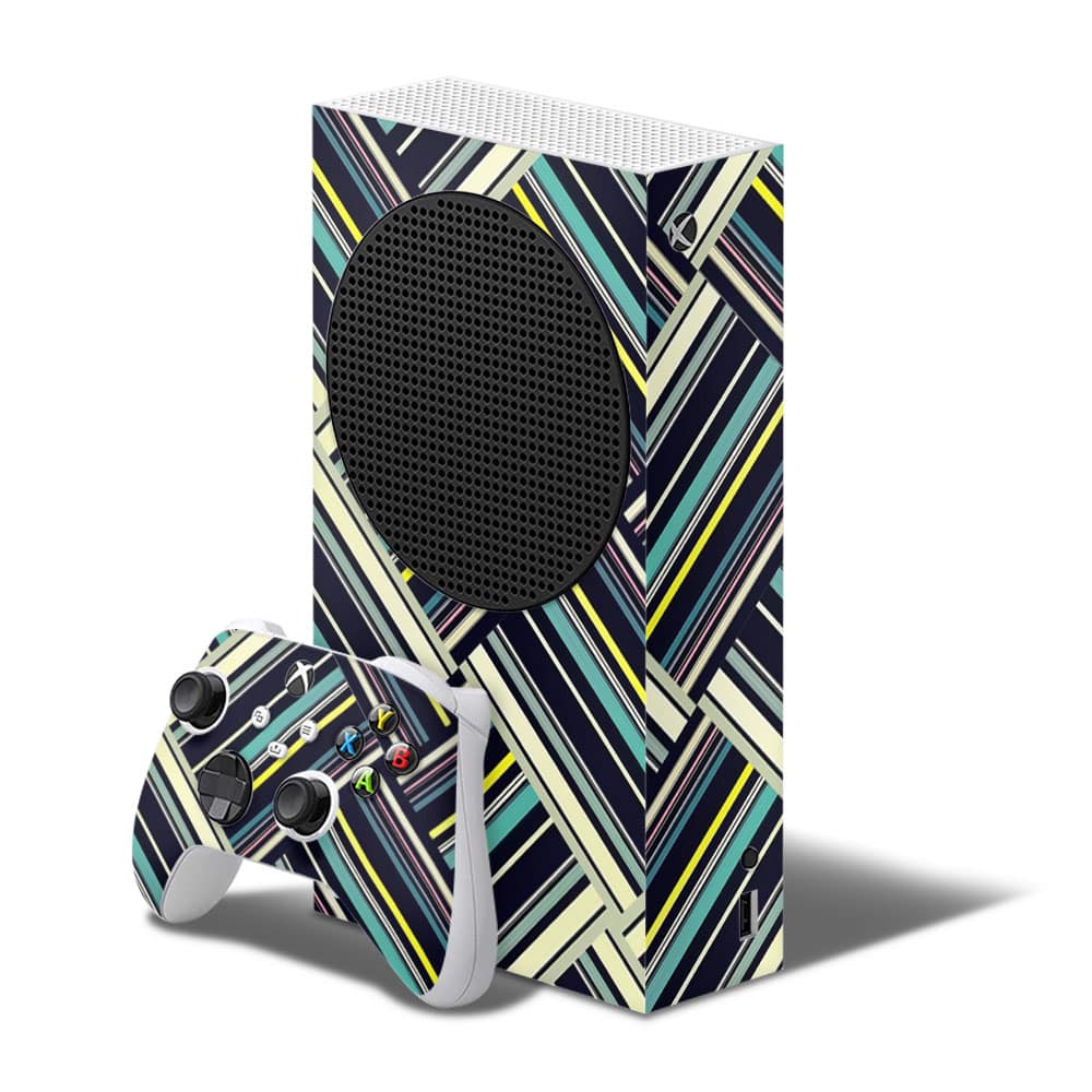 Xbox series s striped abstract skin wrapitskin