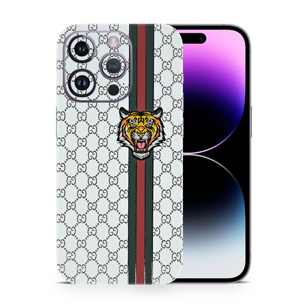Iphone 14 pro gucci tiger 3d skin wrapitskin