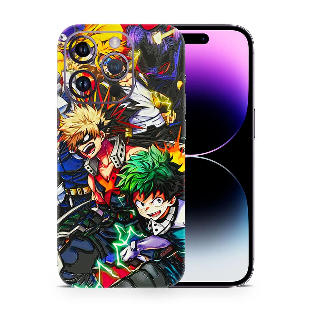 Iphone 14 pro my hero 3d skin wrapitskin