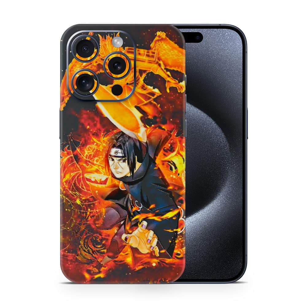 Iphone 15 pro itachi 3d skin wrapitskin