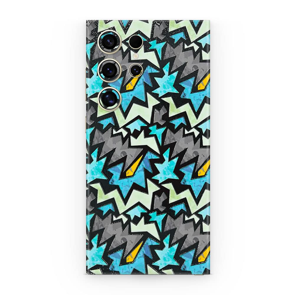 Galaxy s24 ultra graffiti harmony 3d skin wrapitskin