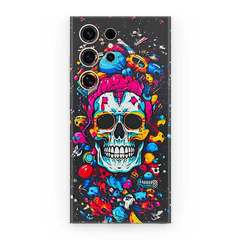 Galaxy s24 ultra skull 3d skin wrapitskin