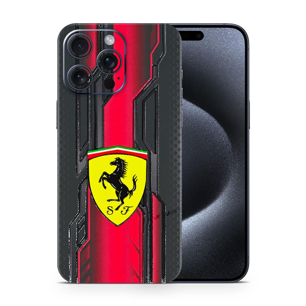 Iphone 15 pro max ferrari's legacy 3d skin wrapitskin