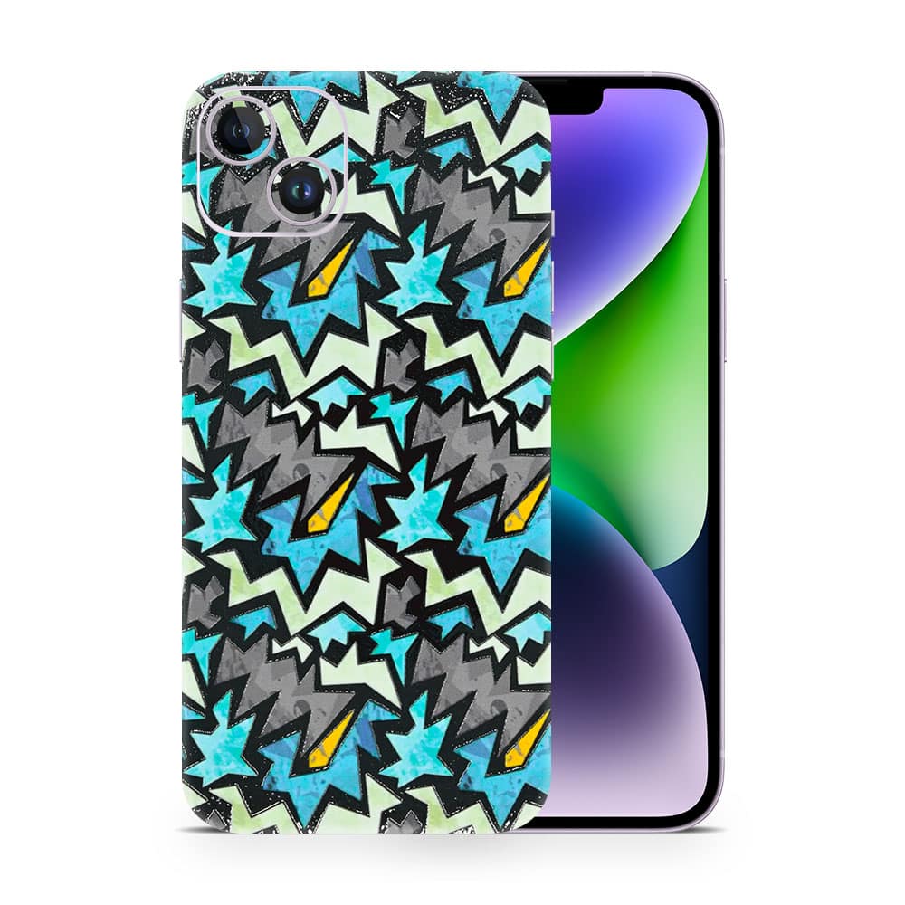 Iphone 14 graffiti harmony 3d skin wrapitskin
