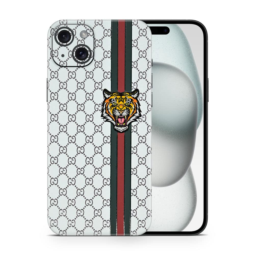 Iphone 15 gucci tiger 3d skin wrapitskin