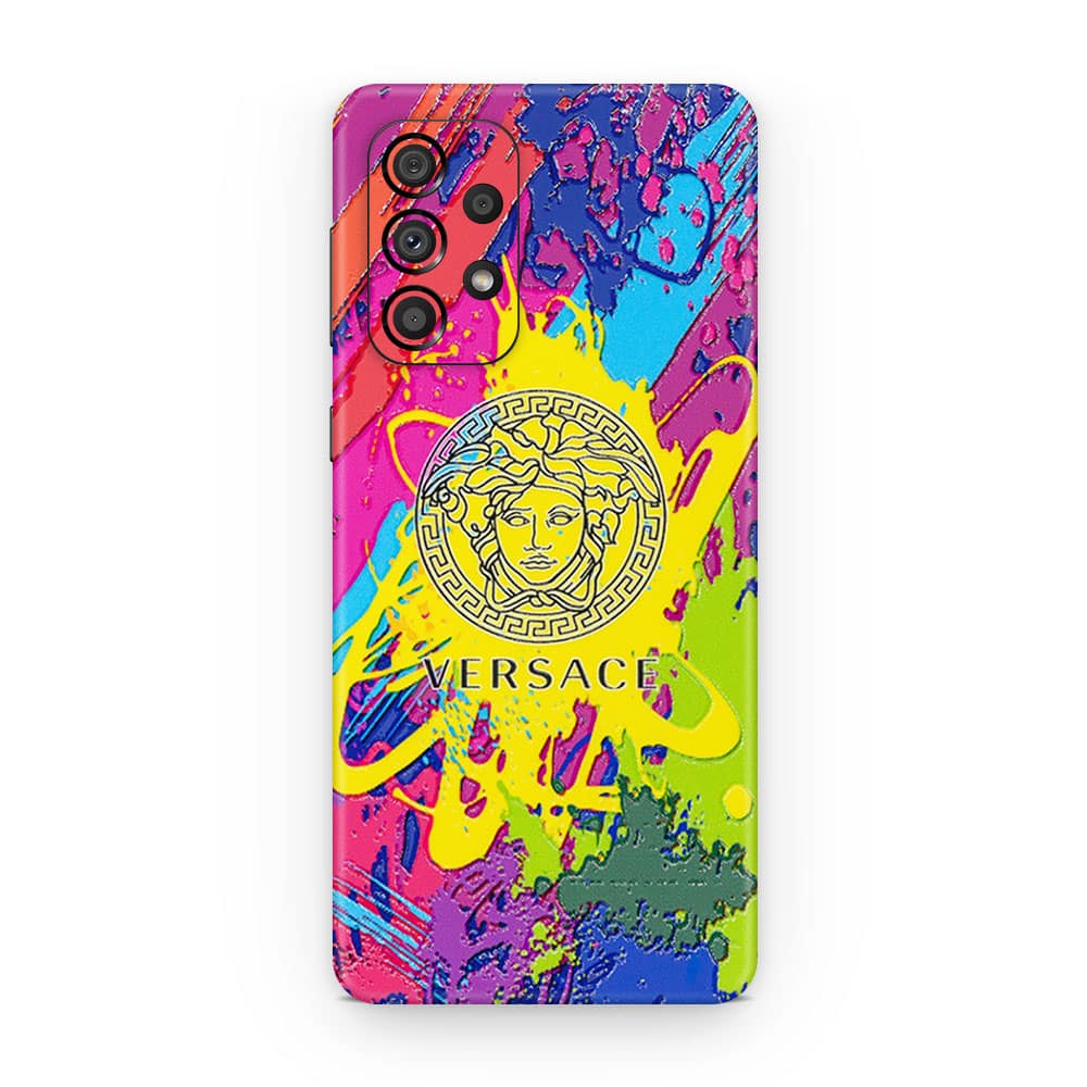 Galaxy a73 5g versace colorful 3d skin wrapitskin