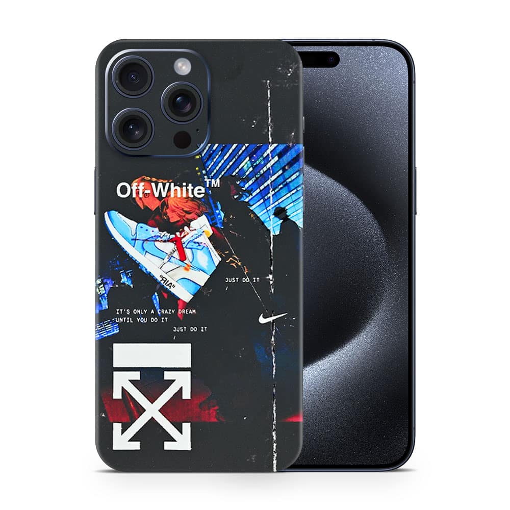 Iphone 15 pro max jordan 3d skin wrapitskin