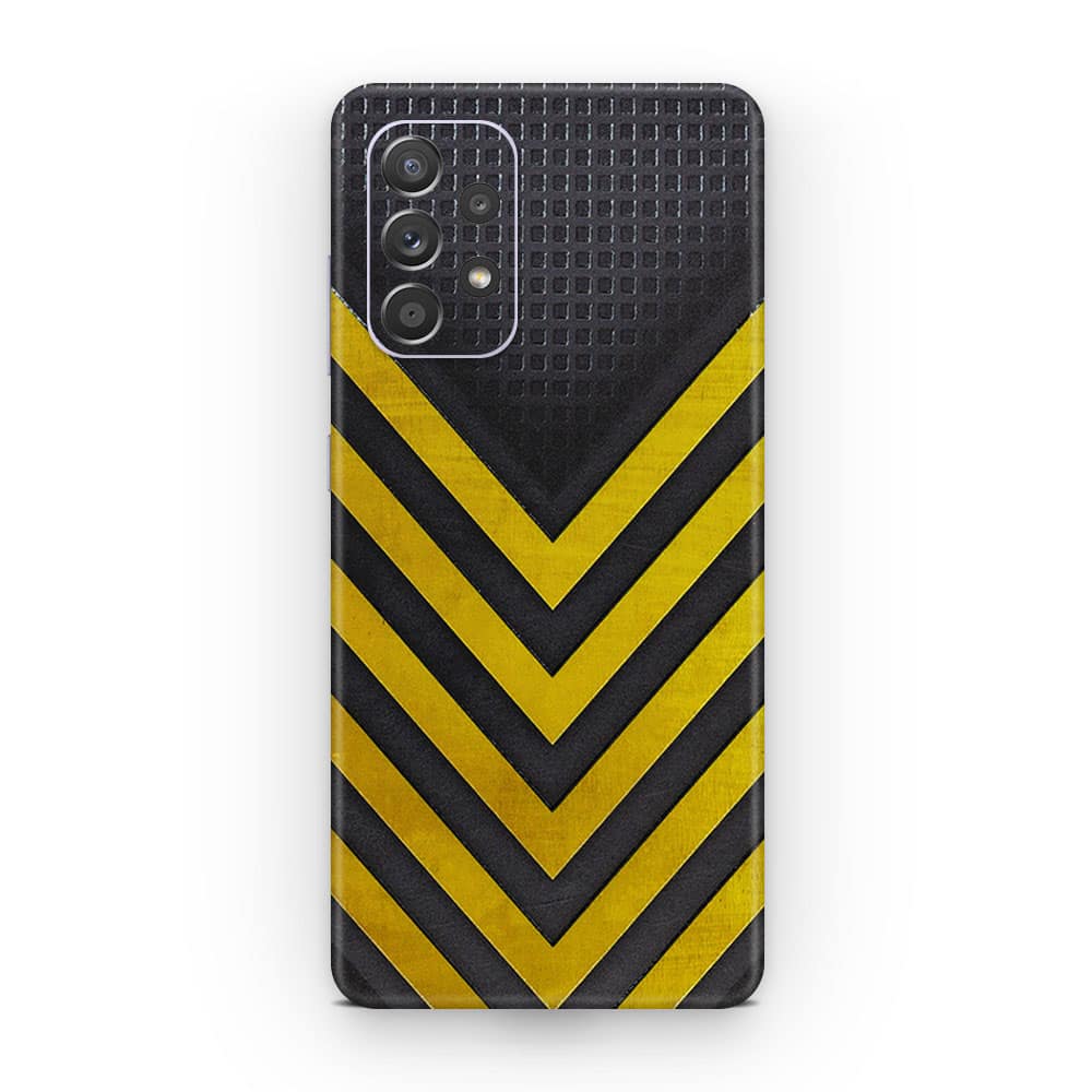 Galaxy a72 arrows yellow 3d skin wrapitskin