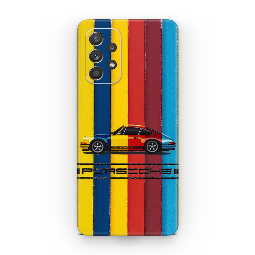 Galaxy a72 porsche multicolor 3d skin wrapitskin