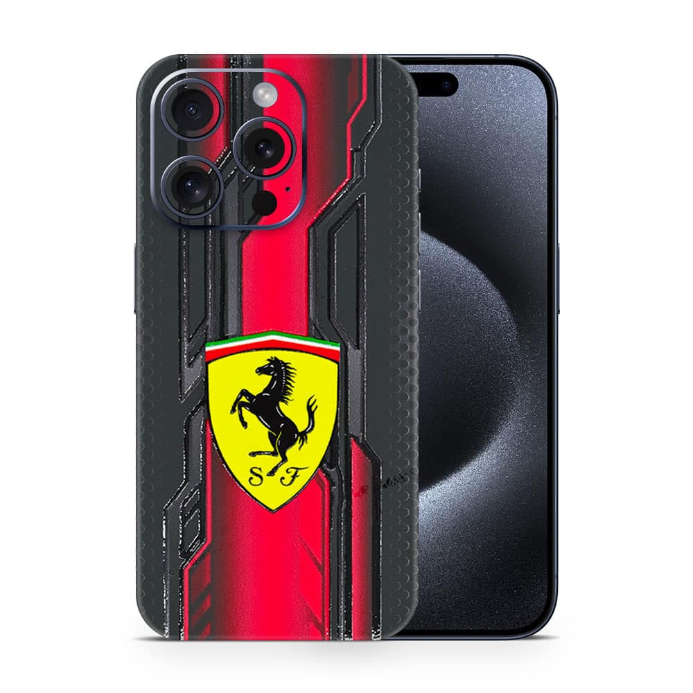 Iphone 15 pro ferrari's legacy 3d skin wrapitskin