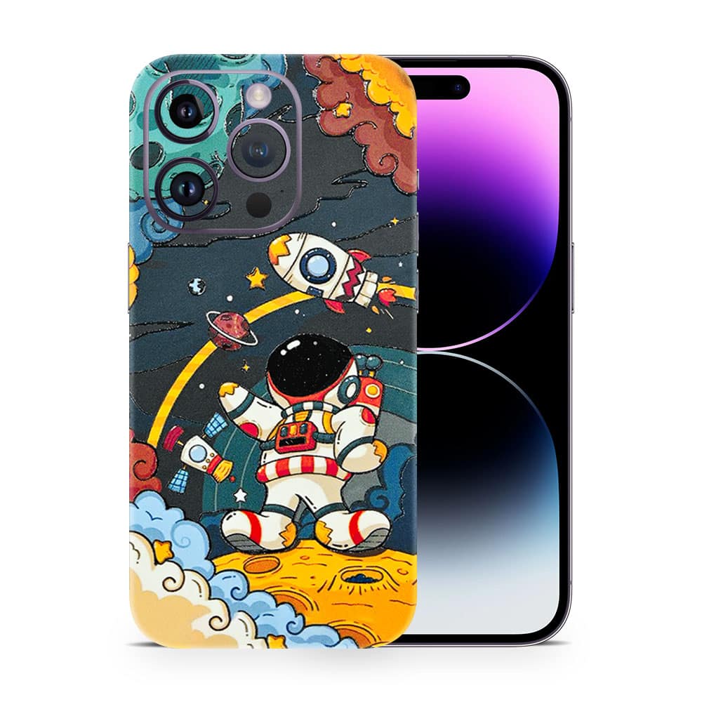 Iphone 14 pro flight planet 3d skin wrapitskin
