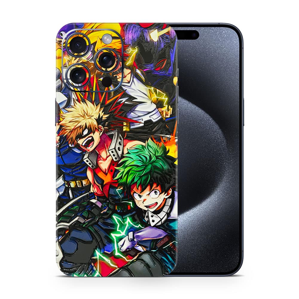 Iphone 15 pro max my hero 3d skin wrapitskin