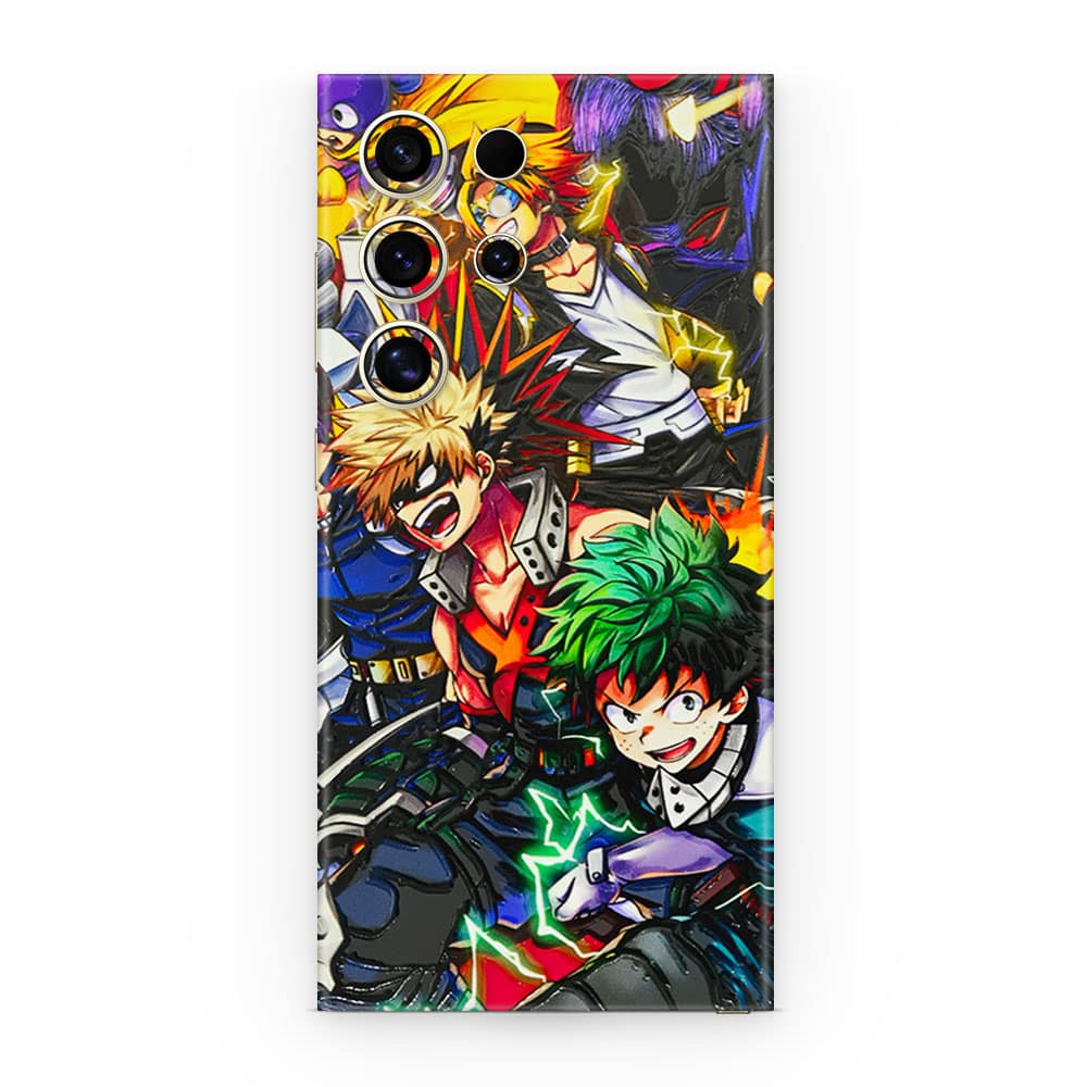 Galaxy s24 ultra my hero 3d skin wrapitskin