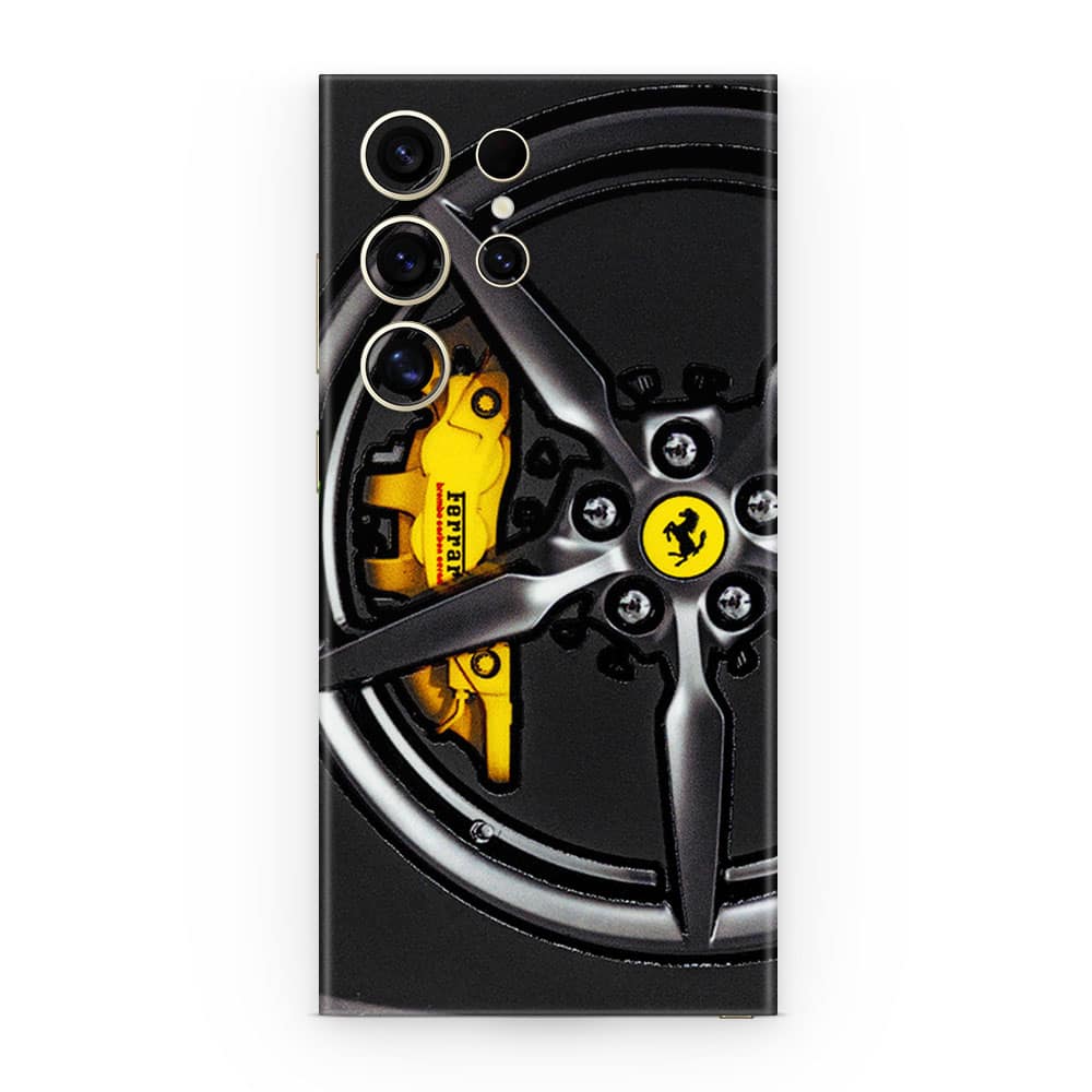 Galaxy s24 ultra ferrari rim 3d skin wrapitskin