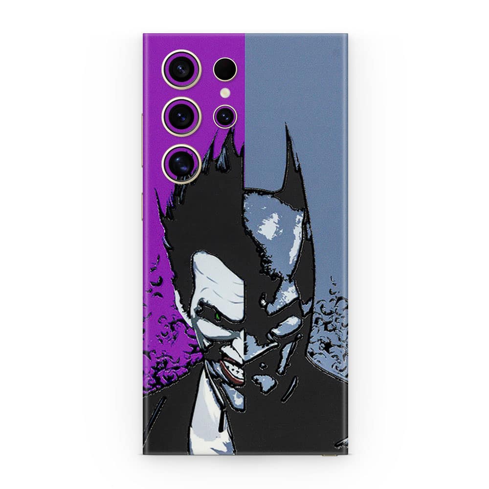 Galaxy s24 ultra batman vs joker 3d skin wrapitskin