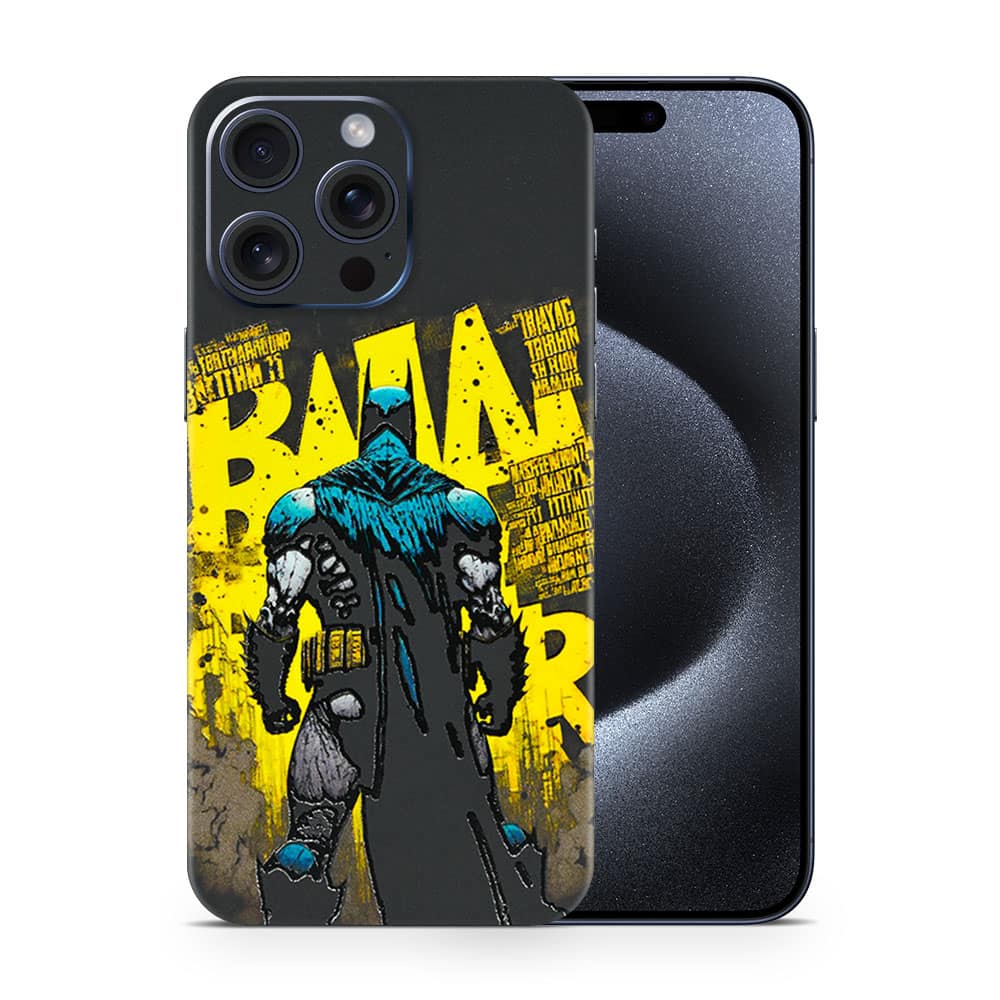 Iphone 15 pro max batman 3d skin wrapitskin