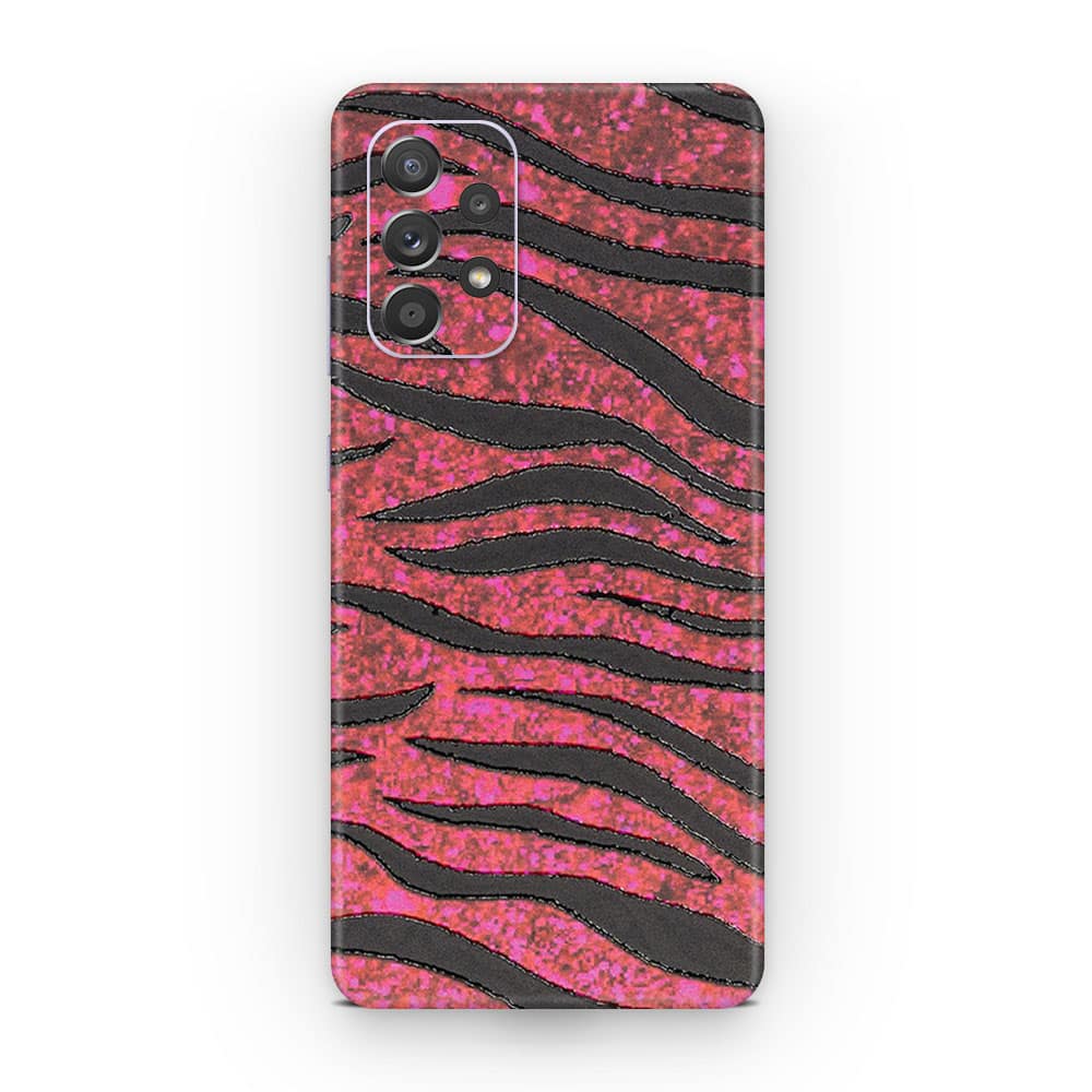 Galaxy a72 red zebra 3d skin wrapitskin