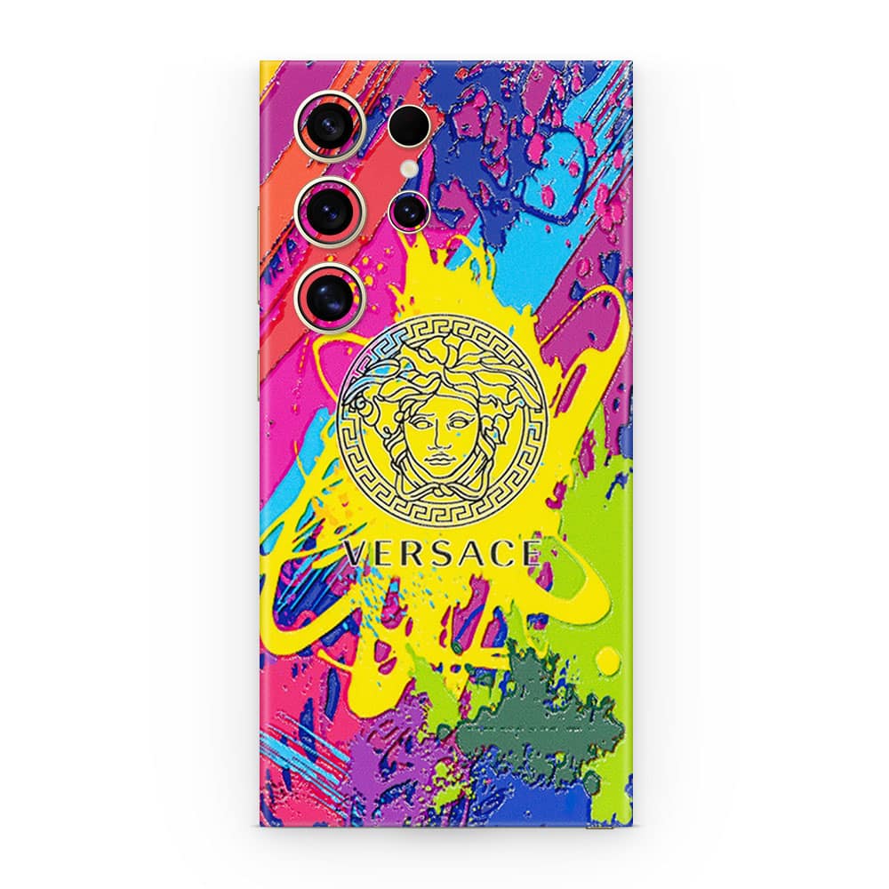 Galaxy s24 ultra versace colorful 3d skin wrapitskin