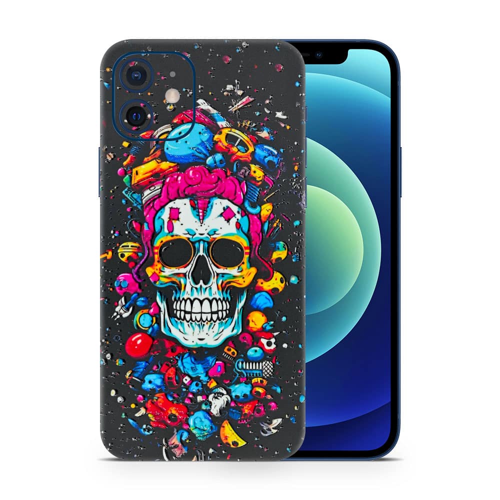 Iphone 12 skull 3d skin wrapitskin