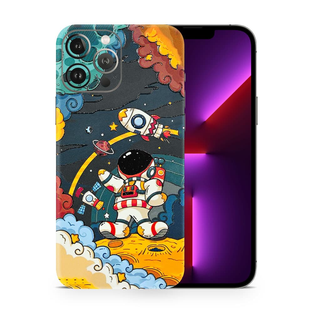 Iphone 13 pro max flight planet 3d skin wrapitskin