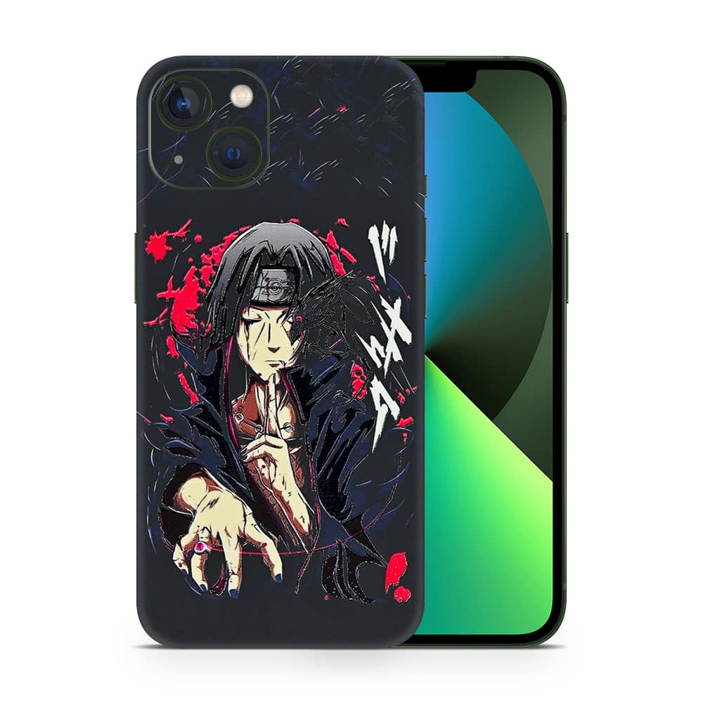 Iphone 13 itachi uchiha 3d skin wrapitskin