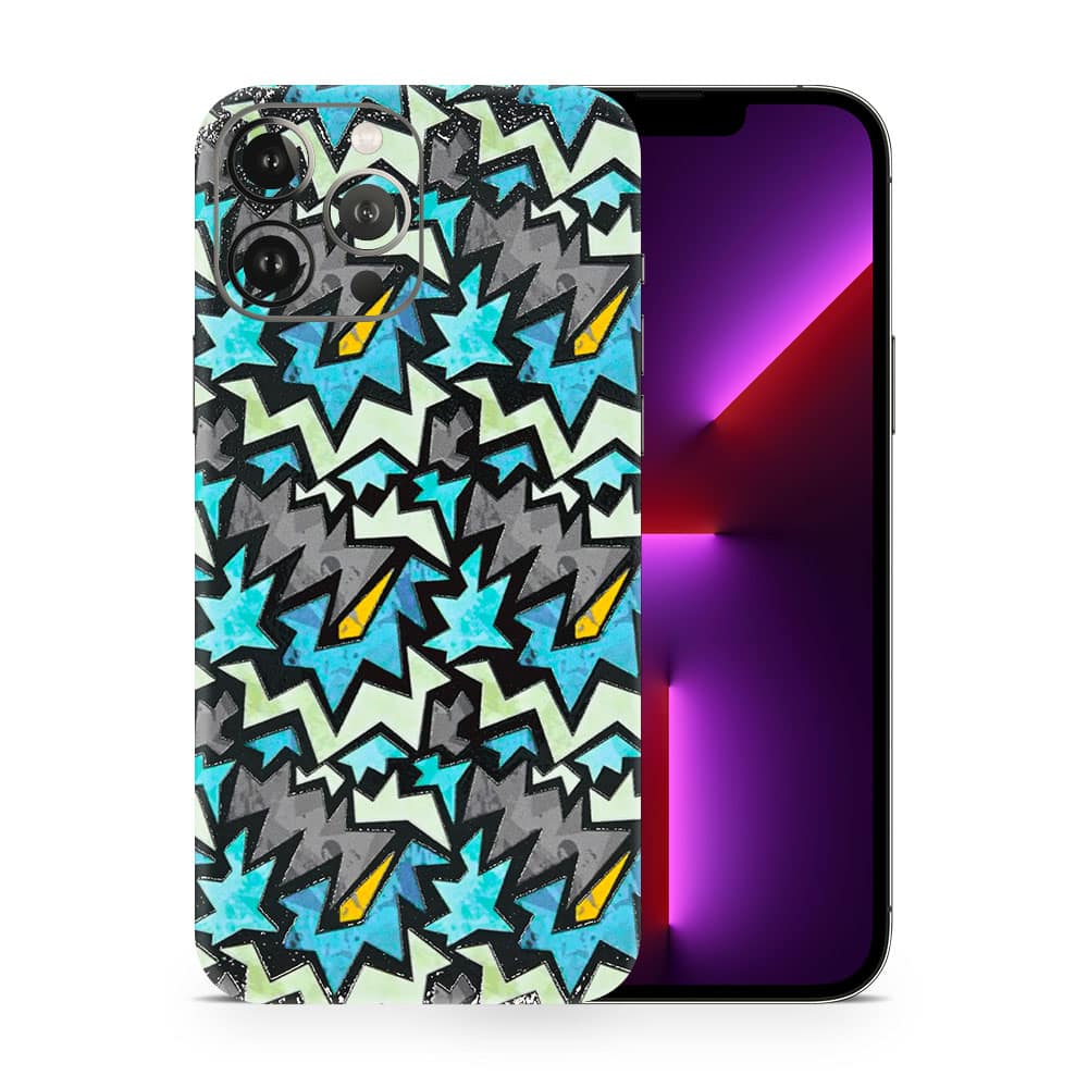 Iphone 13 pro max graffiti harmony 3d skin wrapitskin