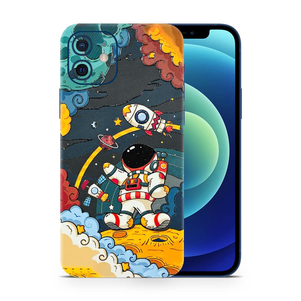 Iphone 12 mini flight planet 3d skin wrapitskin