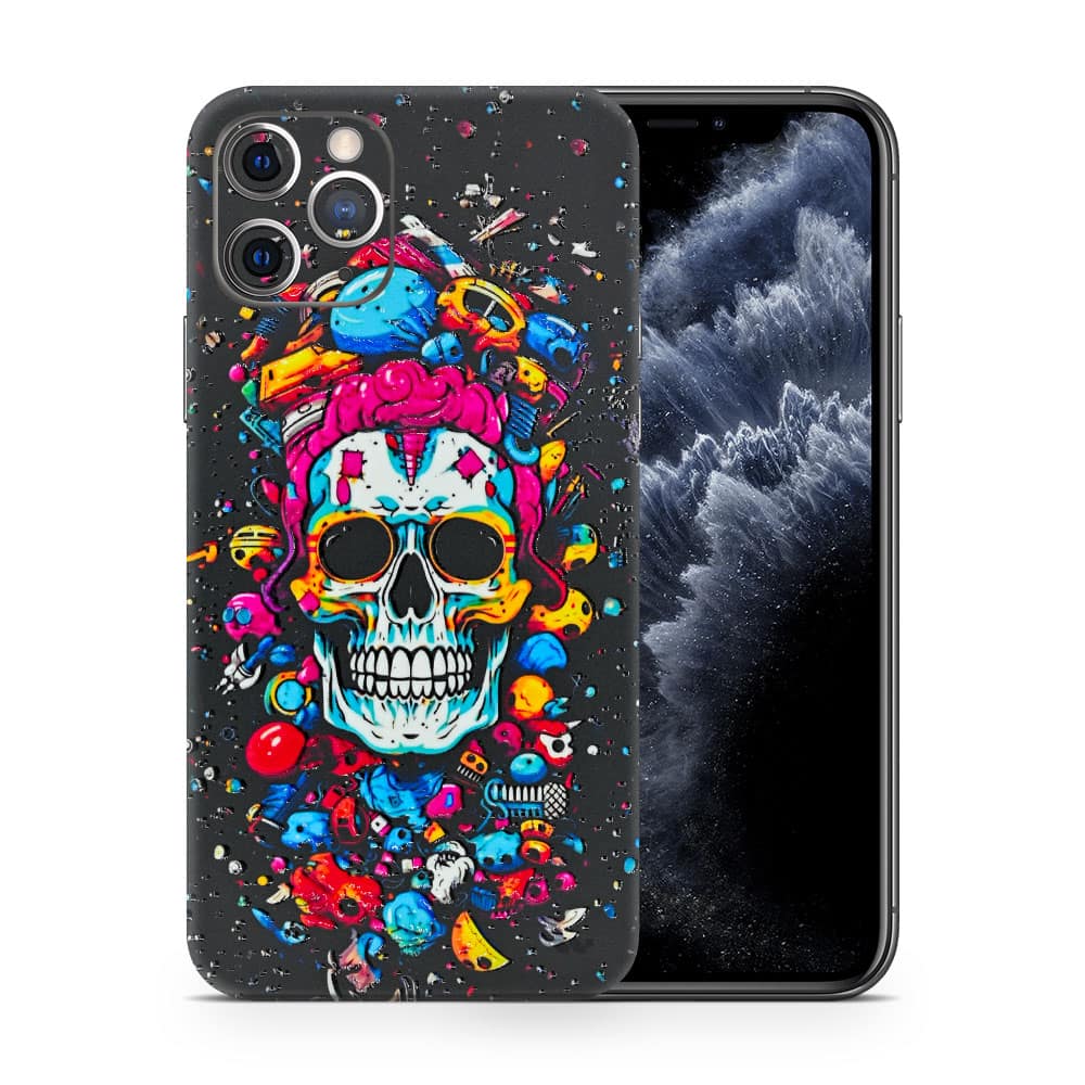 Iphone 11 pro skull 3d skin wrapitskin